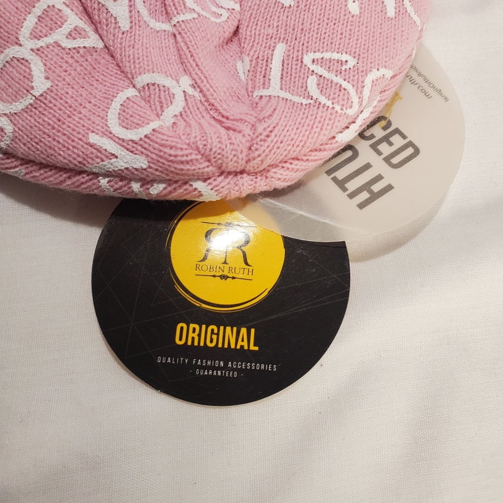 Robin Ruth Pink Boston Beanie New With Tags - Picture 4 of 6